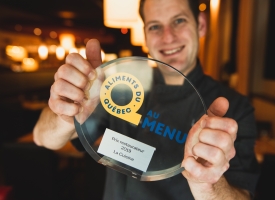 Winner of &quot;Aliments du Qu&eacute;bec Au Menu&quot; - 2019 Restaurant category